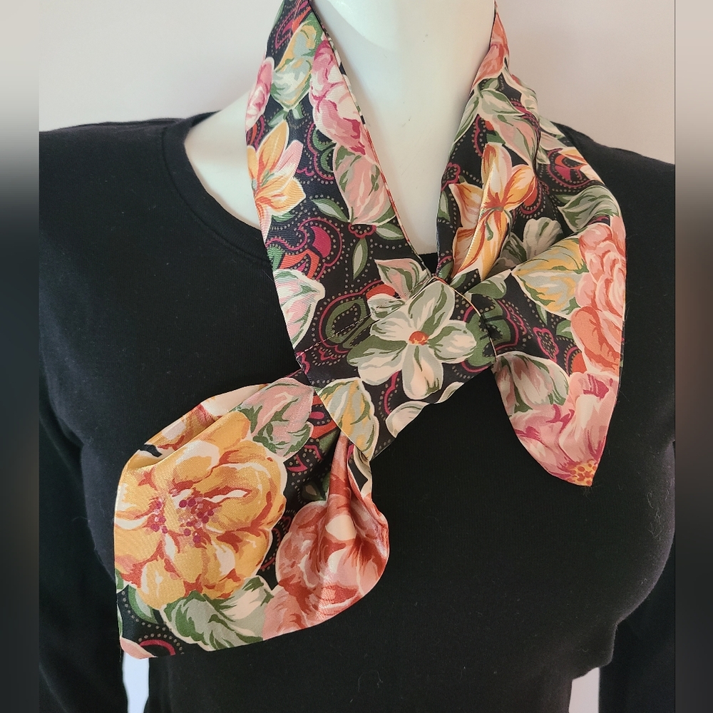 Floral scarf